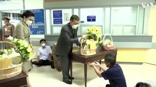 Thai King Visits Victims of Thai Massacre | VOA News