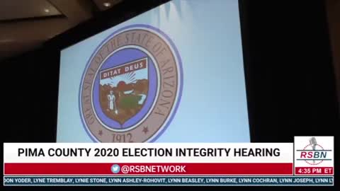 Pima County 2020 Election Integrity Hearing--massive potential fraud