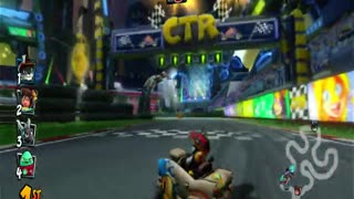 Slide Coliseum Nintendo Switch Gameplay - Crash Team Racing Nitro-Fueled