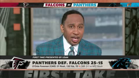 WORST FOOTBALL I'VE SEEN - Bart Scott on Falcons vs. Panthers | First Take