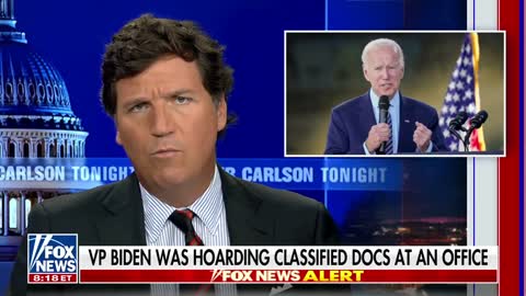 Tucker Carlson: Biden was throwing classified documents in a private office at a fake think tank