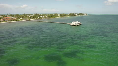 Anna Maria Island Pier Drone Style