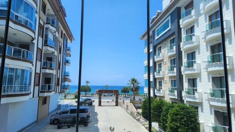 With Amazing sea view 3+1 new Furnished apartment for sale in kestel- Alanya-Antalya 🇹🇷