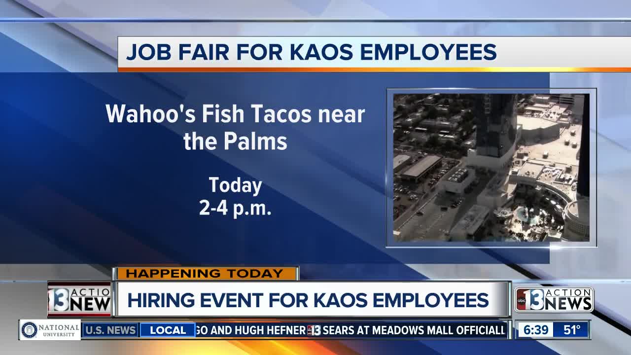 Job fair at Wahoo's Fish Tacos