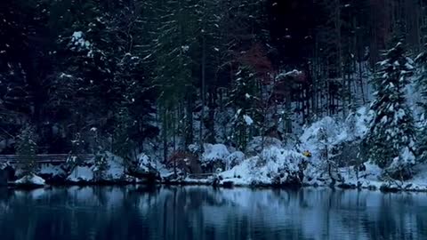 The bluest lake in Switzerland