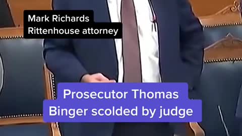 Prosecutor ThomasBinger scolded by judge