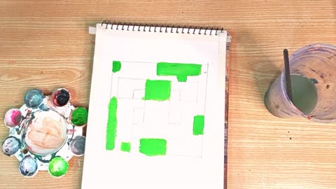 How to Draw a MINECRAFT CREEPER | Minecraft Art