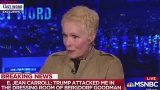 E Jean Carroll comments to the leftist fake MSM