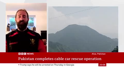 Pakiatan cable car: Relief as all eigth people recued BBC News