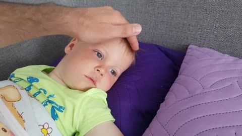 Daddy Puts Baby to Sleep with Gentle Touch