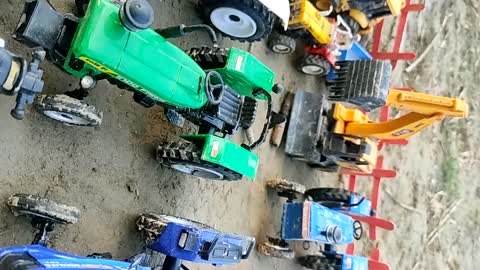 Tractor trolley parking video