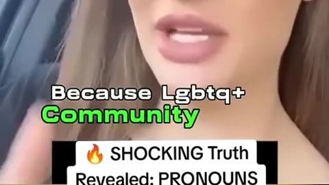 Woman talks about the Hypocrisy by the LGBTQ community with the use of Pronouns