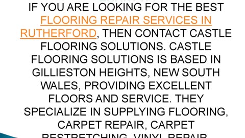 Best Flooring Repair Services in Rutherford