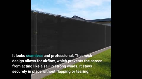 See Comments: Windscreen4less Privacy Fence Screen Heavy Duty Windscreen Fencing Mesh Fabric Sh...