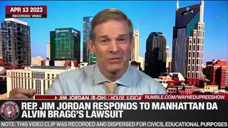 Rep. Jordan Responds To Alvin Bragg's Lawsuit