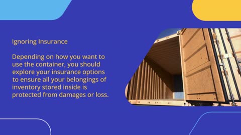 Errors to Avoid While Renting a Shipping Container