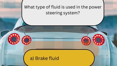 Basic Car Repair Knowledge Question 14