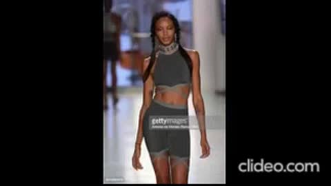 Naomi Campbell and other models' fashion and eyes
