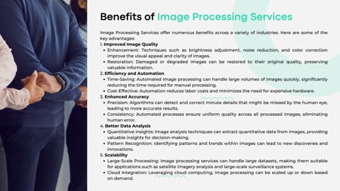 Image Processing Services: Transforming Visual Data for a Digital World