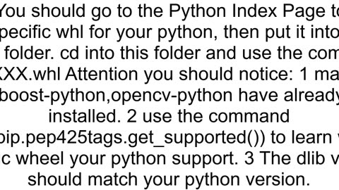 Install Dlib in Anaconda Python