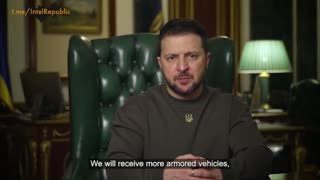 Zelensky thanks France for promising to send wheeled tanks and more armored vehicles