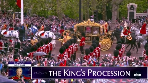 The King Charles procession 👑
