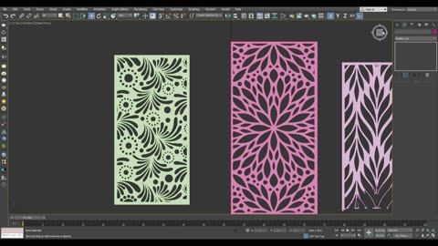CNC Or MDF Jali Modeling In 3ds max ||Easy Way To Create CNC Jali in 3ds max