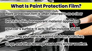 Paint Protection Film Protects your Car During Winter Weather