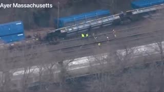 BREAKING: ANOTHER NORFOLK SOUTHERN FREIGHT TRAIN DERAILED IN AYER, MASS.