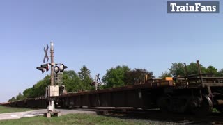 TRAIN 147 - CN 3254 Engine Empty Intermodal & Autorack Train Westbound In Ontario