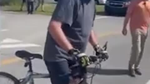 Biden Falls Off His Bike in Delaware.
