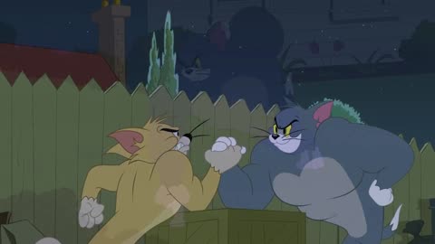 Tom & Jerry bodybuilding cartoon