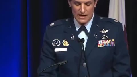 Tranny Speaking To Motivate Our Military