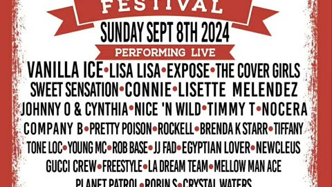 Freestyle Festival In Grand Park, Los Angeles. Amazing Lineup.