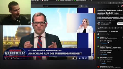 Nancy Faeser schränkt die Meinungsfreit ein! Achtung Reichelt über die Innenministerin Nancy Faeser