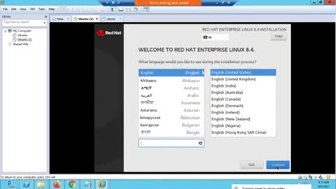 Red Hat Linux Installation