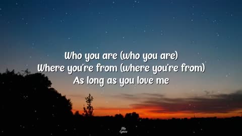 BACKSTREET BOYS - AS LONG AS YOU LOVE ME (LYRIC VIDEO)