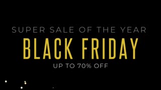 BLACK FRIDAY SALE is still running!