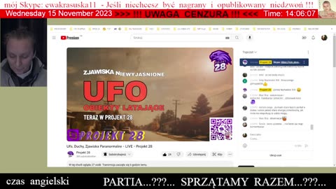 Ewka opowiada o swoich "paranormalnych" zdarzeniach na kanale @Projekt-28 👮🏻 - 15.11.2023 rok