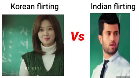 Korean flirting Vs Indian flirting