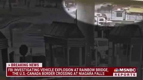 Explosion at US/Canada Border Shows Car Flying in the Air Before Exploding