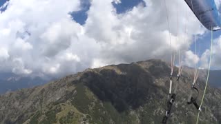 Paragliding in Bir-Billing, Himachal Pradesh, India, October 2015
