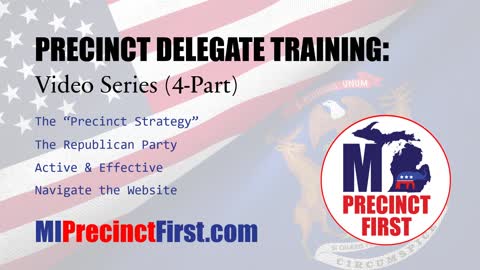 Precinct Delegate Training Series: Intro