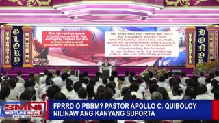 FPRRD o PBBM: Pastor Apollo C. Quiboloy, nilinaw ang kanyang suporta