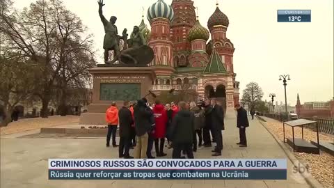 Criminosos russos são convocados para guerra na Ucrânia | SBT Brasil (04/11/22)