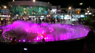 Purple Lightening Fountain In Sharm El Sheikh