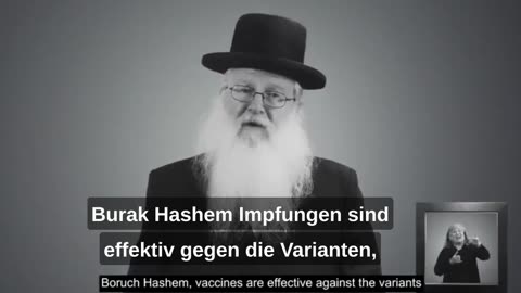 Aufruf, sich die Spritze verpassen zu lassen von der Chabad-Lubawitsch-Mafia.