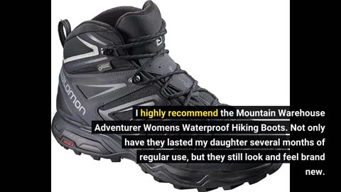 Honest Comments: Mountain Warehouse Adventurer Womens Waterproof Hiking Boots
