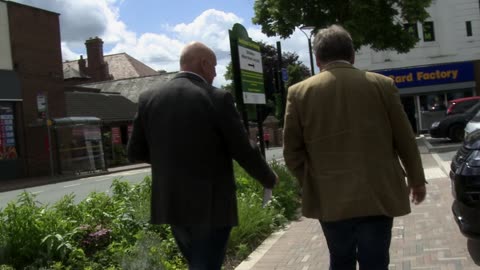 Reform UK Candidate Alex Stevenson on walkabout with Andrew Bridgen