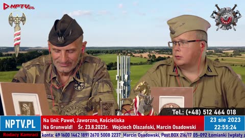 Rodacy Kamraci. 2023.08.23. Na Grunwald! Wojciech Olszański, Marcin Osadowski. NPTV.